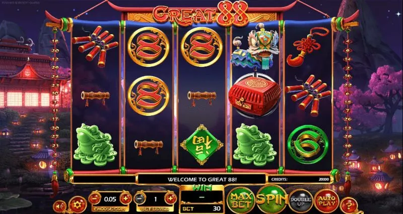 Đạt mức thưởng hấp dẫn với game slot Great 88